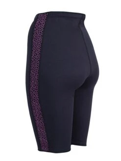 Two Bare Feet Womens Silicone Print Series 2.5mm Neoprene Wetsuit Shorts (Black/Raspberry) -Dive Master Shop silicone series raspberry 4 1