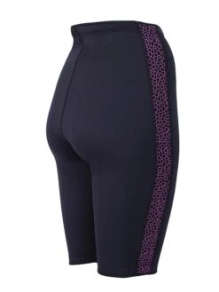Two Bare Feet Womens Silicone Print Series 2.5mm Neoprene Wetsuit Shorts (Black/Raspberry) -Dive Master Shop silicone series raspberry 6 1