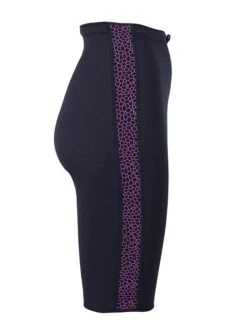 Two Bare Feet Womens Silicone Print Series 2.5mm Neoprene Wetsuit Shorts (Black/Raspberry) -Dive Master Shop silicone series raspberry 7 1