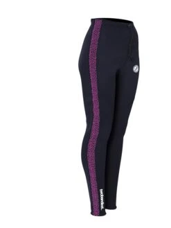 Two Bare Feet Womens Silicone Print Series 2.5mm Neoprene Wetsuit Pants (Black/Raspberry) -Dive Master Shop silicone series raspberry 8