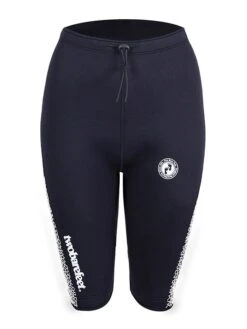 Two Bare Feet Womens Silicone Print Series 2.5mm Wetsuit Jacket & Shorts Set (Black/White) -Dive Master Shop silicone series white 1 7