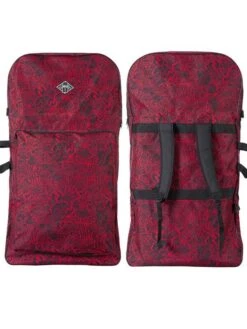 Two Bare Feet Flowers Single Bodyboard And Bag Bundle (Choice Of 33", 37", 41") 21 Two Bare Feet Flowers Single Bodyboard And Bag Bundle (Choice Of 33", 37", 41") -Dive Master Shop single red bag 1 1 1