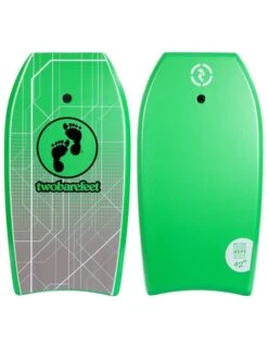 Two Bare Feet Space Triple Bodyboard And Bag Bundle (Choice Of 33", 37", 41", 42", 44") -Dive Master Shop space front and back green 1 1 1