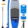 Two Bare Feet Sport Air (Allround XL) 10'10" X 33" X 6" Inflatable SUP Starter Pack (Blue) -Dive Master Shop sport air 10 10 blue starter pack