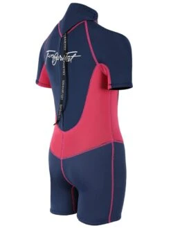 Two Bare Feet Squadron 3/2mm Junior Shorty Wetsuit (Blue/Fuchsia) 15 Two Bare Feet Squadron 3/2mm Junior Shorty Wetsuit (Blue/Fuchsia) -Dive Master Shop squadron kids short arms short legs navy fuschia navy 6