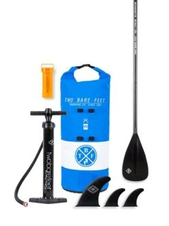 Two Bare Feet Sport Air (Allround XL) 10'10" X 33" X 6" Inflatable SUP Starter Pack (Blue) -Dive Master Shop starter blue 1
