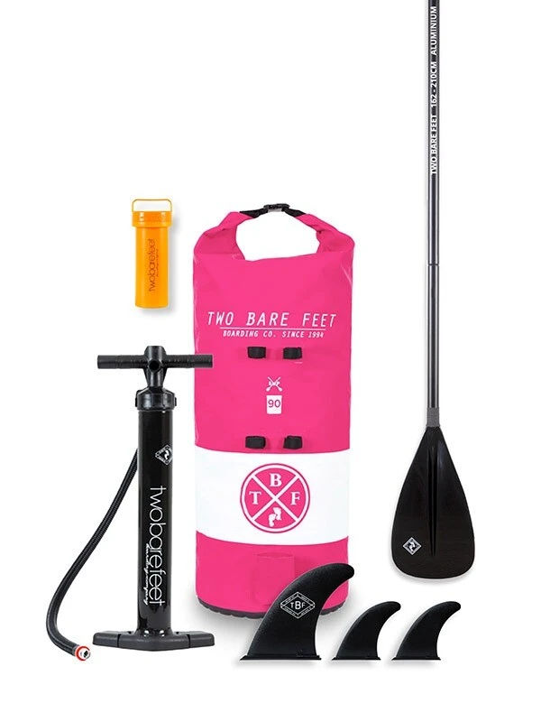 Two Bare Feet Sport Air (Touring) 12'0" X 33" X 6" Inflatable SUP Starter Pack (Raspberry) 5 Two Bare Feet Sport Air (Touring) 12'0" X 33" X 6" Inflatable SUP Starter Pack (Raspberry) - Image 3