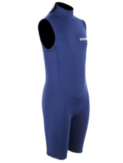 Two Bare Feet Thunderclap 2.5mm Junior Sleeveless Shorty Wetsuit (Navy) -Dive Master Shop thunderclap junior sleeveless shorty navy 8
