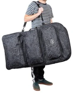 44" Triple Bodyboard Bag (Grey Classic Pattern) 10 44" Triple Bodyboard Bag (Grey Classic Pattern) -Dive Master Shop triple bodyboard bag grey 4