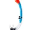 Two Bare Feet Dry Top Silicone Snorkel (Aqua) -Dive Master Shop two bare feet dry top aqua
