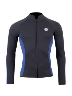 Two Bare Feet Perspective Full Zip 2.5mm Wetsuit Jacket & Shorts Set (Black/Blue) -Dive Master Shop u5hd9z c