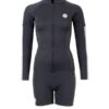 Two Bare Feet Unisex Perspective Full Zip 2.5mm Wetsuit Jacket & Hotpants Set (Black/Grey/Grey) -Dive Master Shop ucdcww g