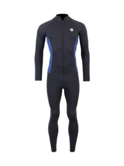 Two Bare Feet Perspective Full Zip 2.5mm Wetsuit Jacket & Pants Set (Black/Blue)