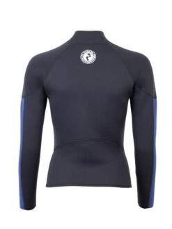 Two Bare Feet Unisex Perspective Half Zip 2.5mm Wetsuit Jacket & Hotpants Set (Black/Blue) -Dive Master Shop ufm7ec 5