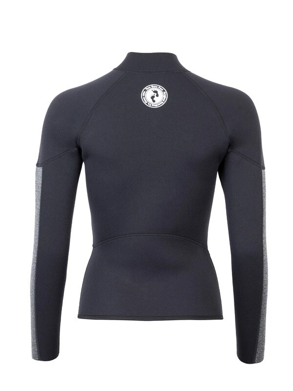 Two Bare Feet Unisex Perspective Full Zip 2.5mm Wetsuit Jacket & Hotpants Set (Black/Grey) 8 Two Bare Feet Unisex Perspective Full Zip 2.5mm Wetsuit Jacket & Hotpants Set (Black/Grey) - Image 6