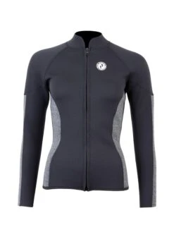 Two Bare Feet Unisex Perspective Full Zip 2.5mm Wetsuit Jacket & Hotpants Set (Black/Grey) 14 Two Bare Feet Unisex Perspective Full Zip 2.5mm Wetsuit Jacket & Hotpants Set (Black/Grey) -Dive Master Shop ujyl7a j