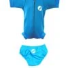 Essentials Baby Swim Kit - Newborn Wetsuit + Swim Nappy (Aqua) 1 Essentials Baby Swim Kit - Newborn Wetsuit + Swim Nappy (Aqua) -Dive Master Shop ultimatenappy aqua 3