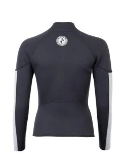 Two Bare Feet Unisex Perspective Half Zip 2.5mm Wetsuit Jacket & Pants Set (Black/Grey/Grey) -Dive Master Shop um2h6h k