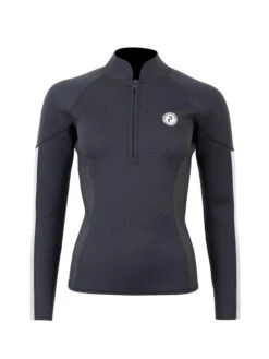 Two Bare Feet Unisex Perspective Half Zip 2.5mm Wetsuit Jacket & Pants Set (Black/Grey/Grey) -Dive Master Shop um2h6h n