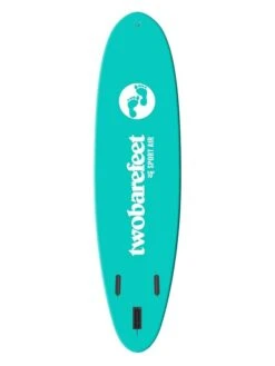 Two Bare Feet Sport Air (Allround XL) 10'10" X 33" X 6" Inflatable SUP Deluxe Carbon Hybrid Pack (Teal) -Dive Master Shop underside 10 10 teal 2