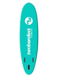 Two Bare Feet Sport Air (Allround) 10'6" X 33" X 4.75" Inflatable SUP Deluxe Carbon Hybrid Pack (Teal) 13 Two Bare Feet Sport Air (Allround) 10'6" X 33" X 4.75" Inflatable SUP Deluxe Carbon Hybrid Pack (Teal) -Dive Master Shop underside 10 6 teal 1 2