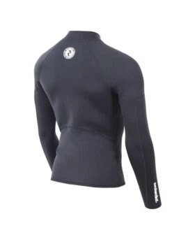 Two Bare Feet Perspective Full Zip 2.5mm Wetsuit Jacket (Black) -Dive Master Shop unisex perspective full zip black mens 6 1