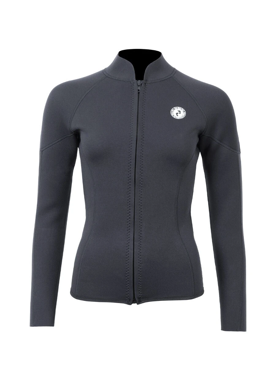 Two Bare Feet Unisex Perspective Full Zip 2.5mm Wetsuit Jacket (Black) 3 Two Bare Feet Unisex Perspective Full Zip 2.5mm Wetsuit Jacket (Black)