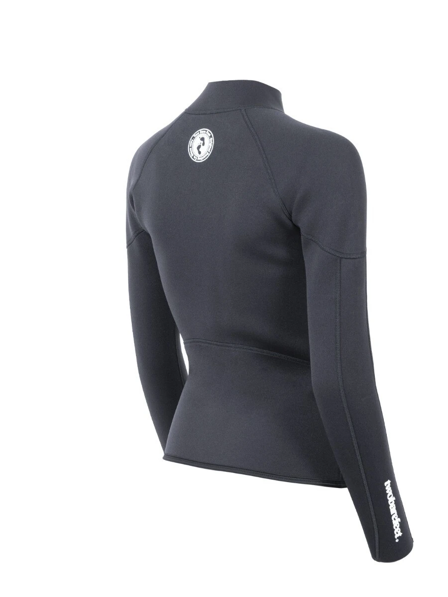 Two Bare Feet Unisex Perspective Full Zip 2.5mm Wetsuit Jacket (Black) 8 Two Bare Feet Unisex Perspective Full Zip 2.5mm Wetsuit Jacket (Black) - Image 6