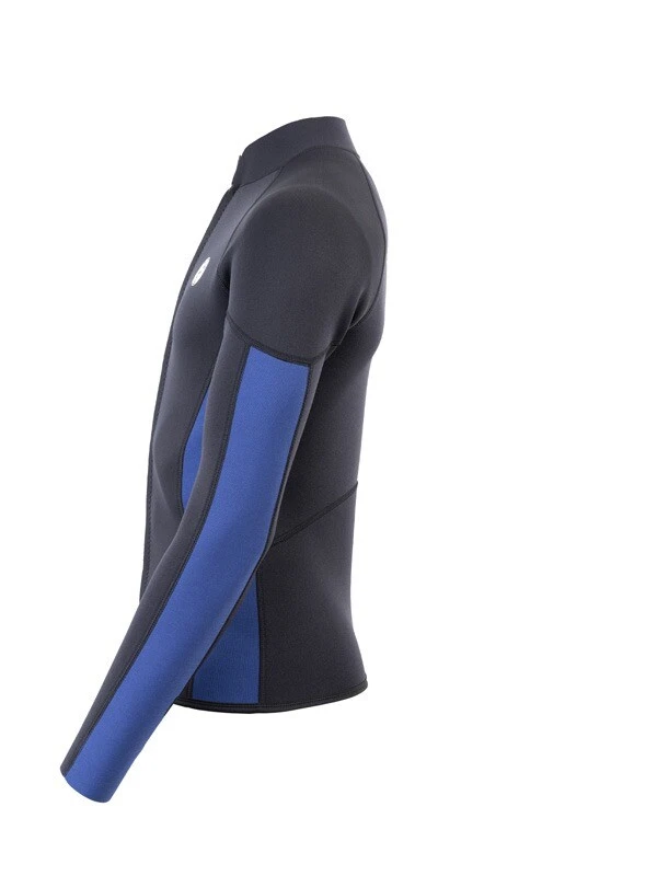 Two Bare Feet Perspective Full Zip 2.5mm Wetsuit Jacket (Black/Blue) 5 Two Bare Feet Perspective Full Zip 2.5mm Wetsuit Jacket (Black/Blue) - Image 3