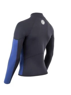 Two Bare Feet Perspective Full Zip 2.5mm Wetsuit Jacket (Black/Blue) 13 Two Bare Feet Perspective Full Zip 2.5mm Wetsuit Jacket (Black/Blue) -Dive Master Shop unisex perspective full zip jacket black blue denim 4