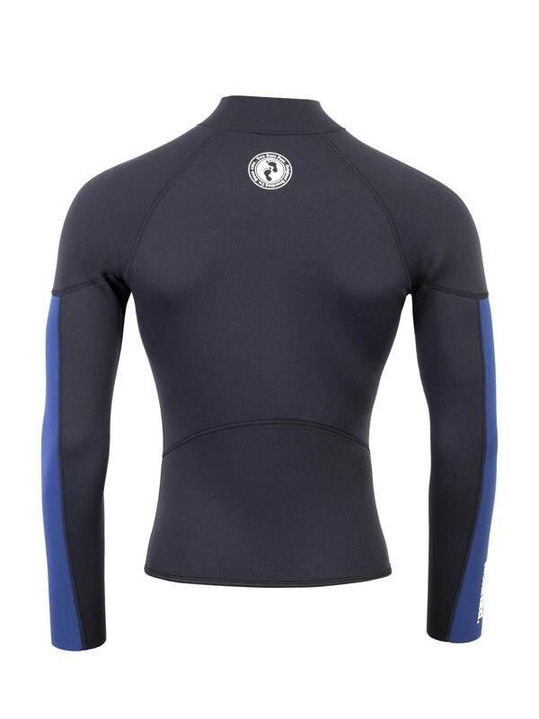 Two Bare Feet Perspective Full Zip 2.5mm Wetsuit Jacket (Black/Blue) 7 Two Bare Feet Perspective Full Zip 2.5mm Wetsuit Jacket (Black/Blue) - Image 5