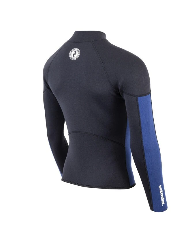 Two Bare Feet Perspective Full Zip 2.5mm Wetsuit Jacket (Black/Blue) 8 Two Bare Feet Perspective Full Zip 2.5mm Wetsuit Jacket (Black/Blue) - Image 6