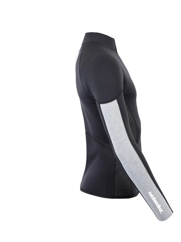 Two Bare Feet Perspective Full Zip 2.5mm Wetsuit Jacket (Black/Grey/Grey) 9 Two Bare Feet Perspective Full Zip 2.5mm Wetsuit Jacket (Black/Grey/Grey) - Image 7