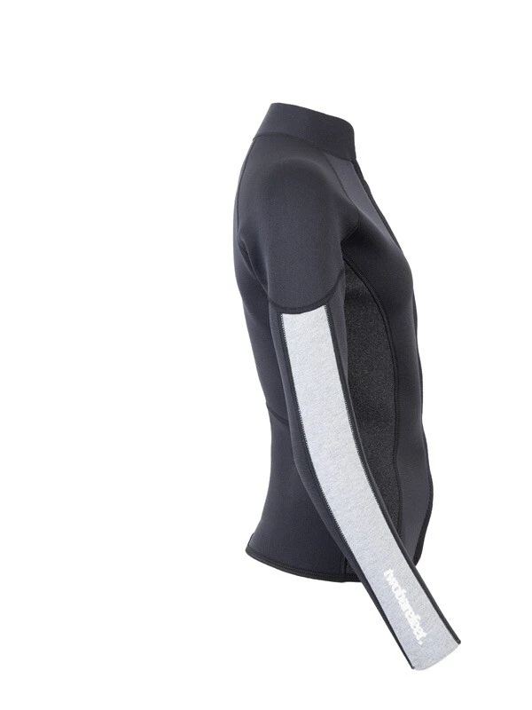 Two Bare Feet Unisex Perspective Full Zip 2.5mm Wetsuit Jacket (Black/Grey/Grey) 9 Two Bare Feet Unisex Perspective Full Zip 2.5mm Wetsuit Jacket (Black/Grey/Grey) - Image 7