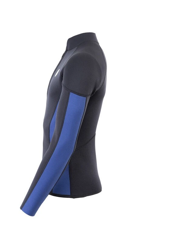 Two Bare Feet Perspective Half Zip 2.5mm Wetsuit Jacket (Black/Blue) 5 Two Bare Feet Perspective Half Zip 2.5mm Wetsuit Jacket (Black/Blue) - Image 3