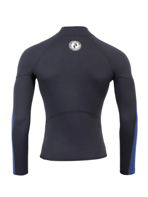 Two Bare Feet Perspective Half Zip 2.5mm Wetsuit Jacket (Black/Blue) 7 Two Bare Feet Perspective Half Zip 2.5mm Wetsuit Jacket (Black/Blue) - Image 5