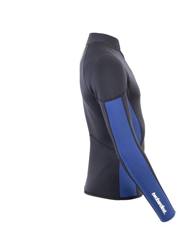 Two Bare Feet Perspective Half Zip 2.5mm Wetsuit Jacket (Black/Blue) 9 Two Bare Feet Perspective Half Zip 2.5mm Wetsuit Jacket (Black/Blue) - Image 7