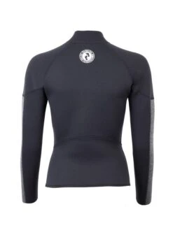 Two Bare Feet Unisex Perspective Half Zip 2.5mm Wetsuit Jacket (Black/Grey) 14 Two Bare Feet Unisex Perspective Half Zip 2.5mm Wetsuit Jacket (Black/Grey) -Dive Master Shop unisex perspective half zip jacket black delta 5 6