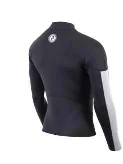Two Bare Feet Perspective Half Zip 2.5mm Wetsuit Jacket (Black/Grey/Grey) 15 Two Bare Feet Perspective Half Zip 2.5mm Wetsuit Jacket (Black/Grey/Grey) -Dive Master Shop unisex perspective halfzip jacket black grey grey 6 6