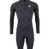 Two Bare Feet Perspective Half Zip 2.5mm Wetsuit Jacket & Shorts Set (Black/Grey/Grey) -Dive Master Shop up8u54 2