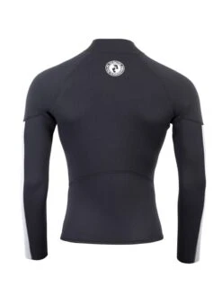 Two Bare Feet Perspective Half Zip 2.5mm Wetsuit Jacket & Shorts Set (Black/Grey/Grey) -Dive Master Shop up8u54 5