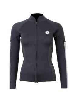 Two Bare Feet Unisex Perspective Full Zip 2.5mm Wetsuit Jacket & Pants Set (Black/Grey/Grey) -Dive Master Shop ur1c7a r 2