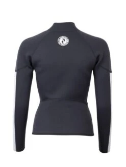 Two Bare Feet Unisex Perspective Full Zip 2.5mm Wetsuit Jacket & Shorts Set (Black/Grey/Grey) -Dive Master Shop utin8f x 1