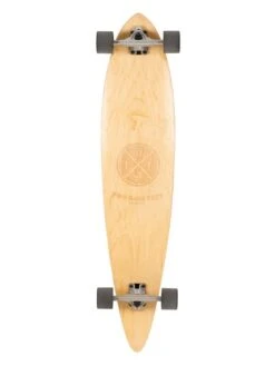 Two Bare Feet Valencia 44in Canadian Maple Longboard Skateboard Complete (Black Wheels)