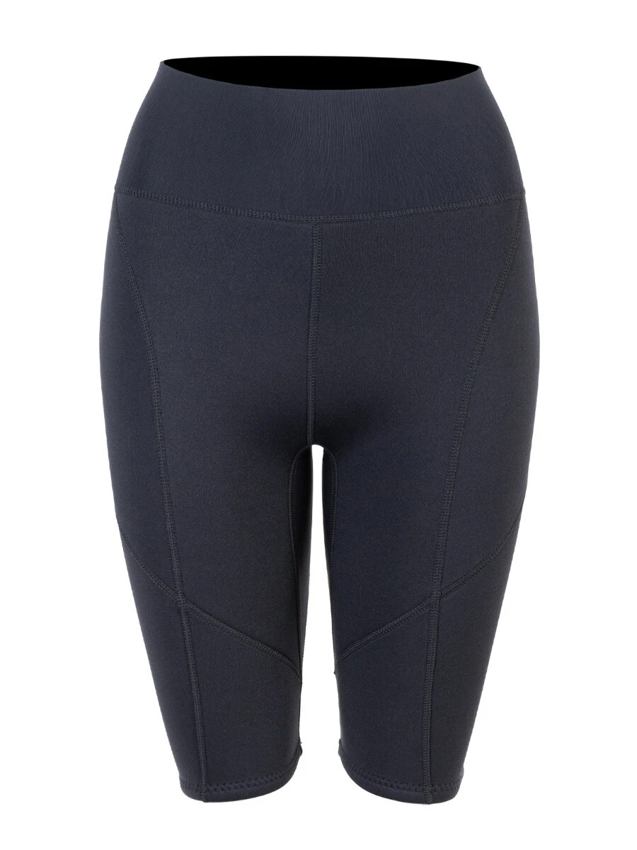 Two Bare Feet Womens Aspect Fleece Lined Zipless Thermal 2.5mm Superstretch Wetsuit Top & Shorts Set (Black/Grey) 9 Two Bare Feet Womens Aspect Fleece Lined Zipless Thermal 2.5mm Superstretch Wetsuit Top & Shorts Set (Black/Grey) - Image 7