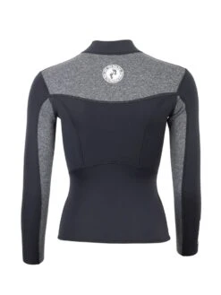 Two Bare Feet Womens Aspect Fleece Lined Zipless Thermal 2.5mm Superstretch Wetsuit Top & Shorts Set (Black/Grey) 15 Two Bare Feet Womens Aspect Fleece Lined Zipless Thermal 2.5mm Superstretch Wetsuit Top & Shorts Set (Black/Grey) -Dive Master Shop w1a8mz l