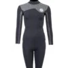 Two Bare Feet Womens Aspect Fleece Lined Zipless Thermal 2.5mm Superstretch Wetsuit Top & Shorts Set (Black/Grey) -Dive Master Shop w1a8mz q
