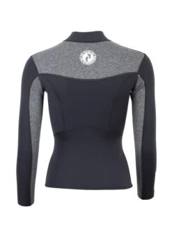 Two Bare Feet Womens Aspect Fleece Lined Zipless Thermal 2.5mm Superstretch Wetsuit Top & Pants Set (Black/Grey) -Dive Master Shop w8rqs7 w