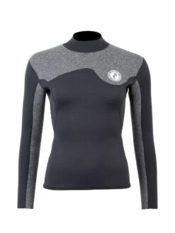 Two Bare Feet Womens Aspect Back Zip 2.5mm Wetsuit Jacket & Shorts Set (Black/Grey) 14 Two Bare Feet Womens Aspect Back Zip 2.5mm Wetsuit Jacket & Shorts Set (Black/Grey) -Dive Master Shop wfqn6i q