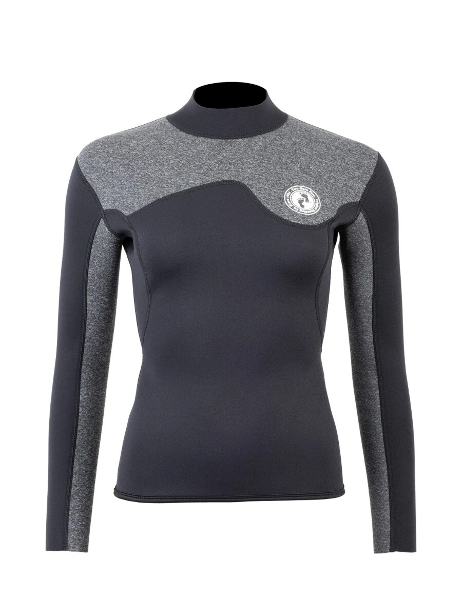 Two Bare Feet Womens Aspect Back Zip 2.5mm Wetsuit Jacket & Shorts Set (Black/Grey) 7 Two Bare Feet Womens Aspect Back Zip 2.5mm Wetsuit Jacket & Shorts Set (Black/Grey) - Image 5